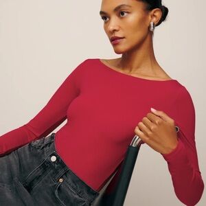 Reformation Wiley knit top